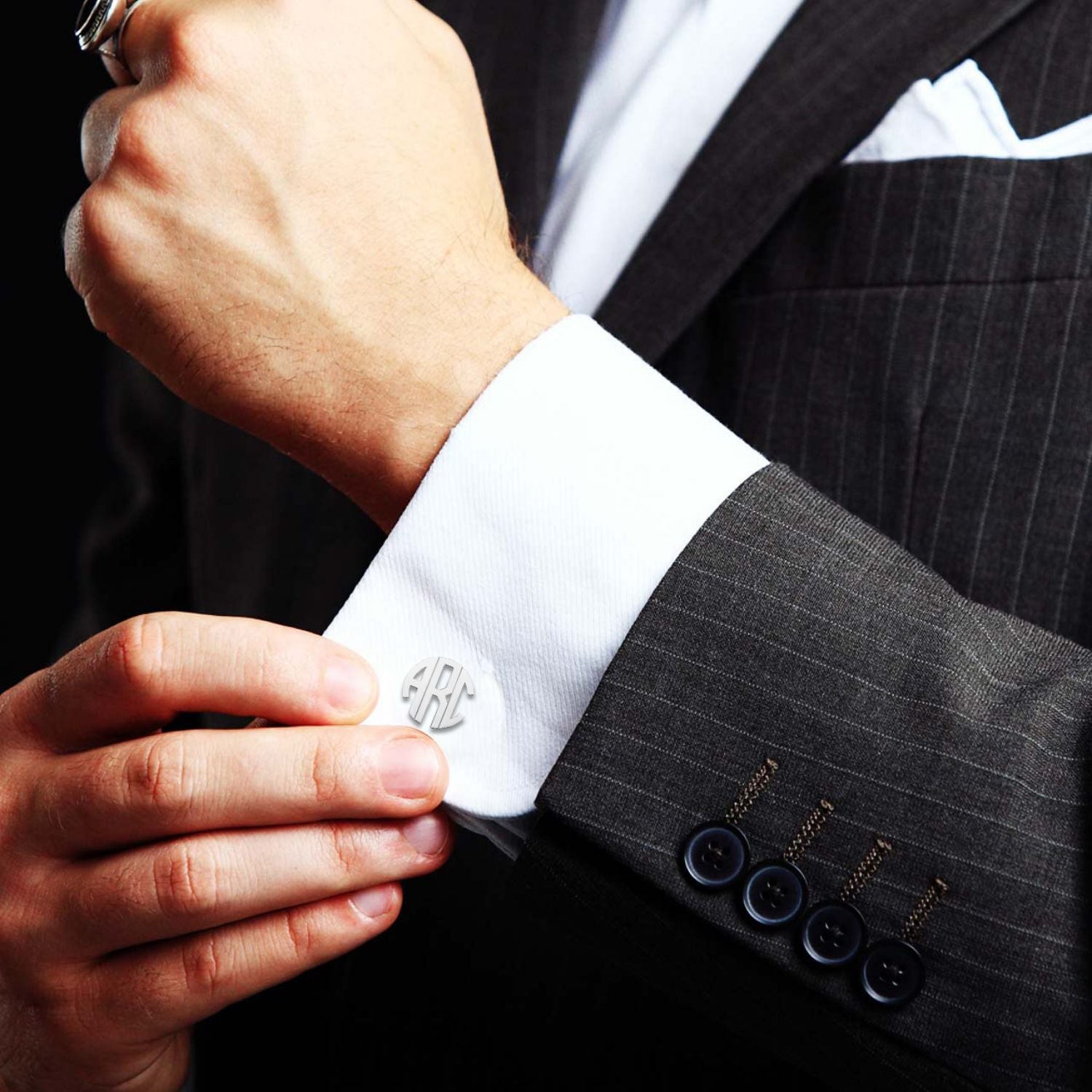 Elevate Your Style:  Personalized Cufflinks