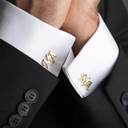 Personalized Initial Letter Cufflinks - LuxuryBring