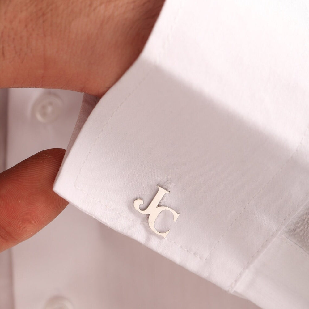 Personalized Initial Letter Name Cufflinks - LuxuryBring