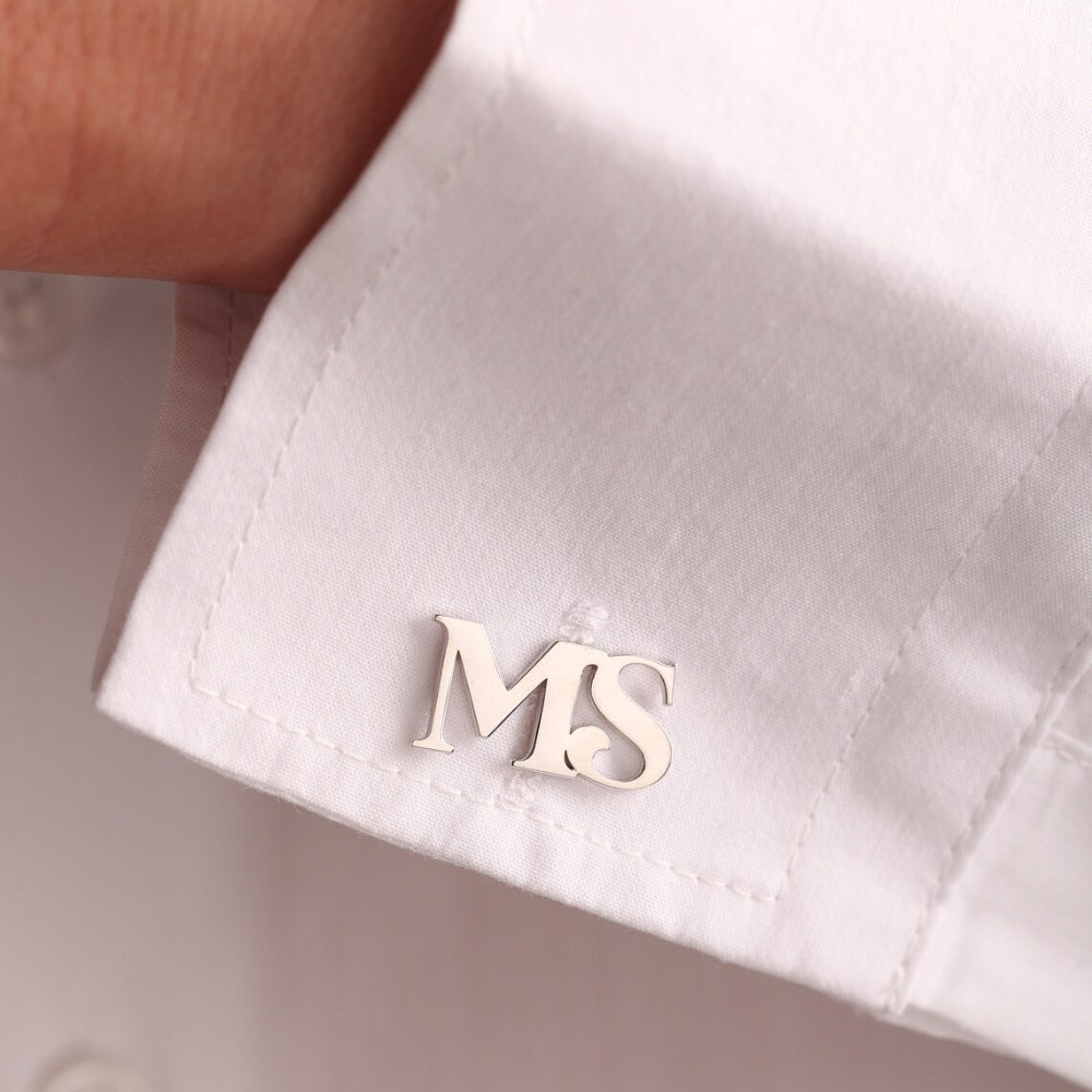 Personalized Initial Letter Name Cufflinks - LuxuryBring