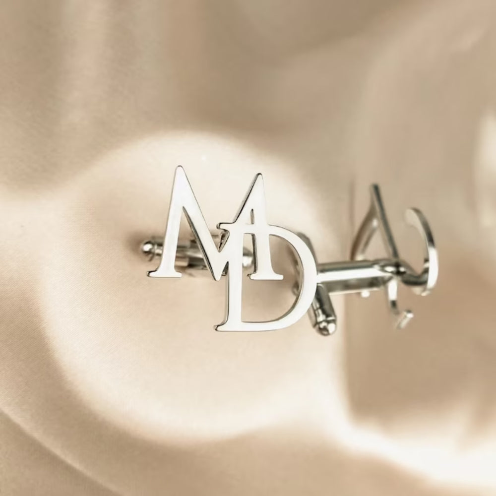 Personalized Initial Letter Cufflinks - LuxuryBring