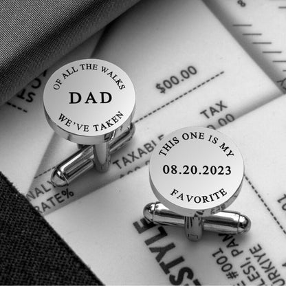 Personalized Initial Engraved Cufflink - LuxuryBring