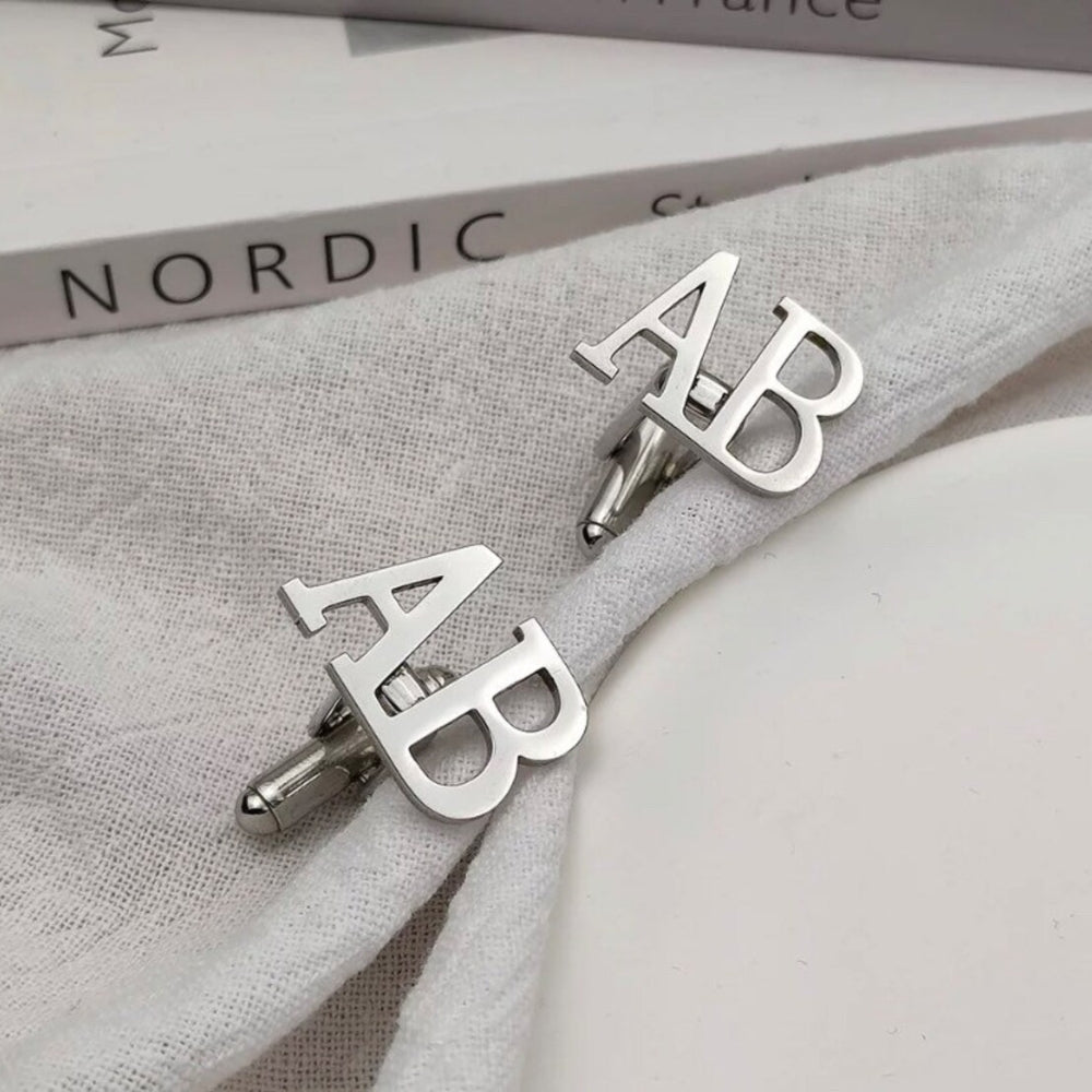 Custom Name Cufflinks Perfect for groomsmen gifts - LuxuryBring