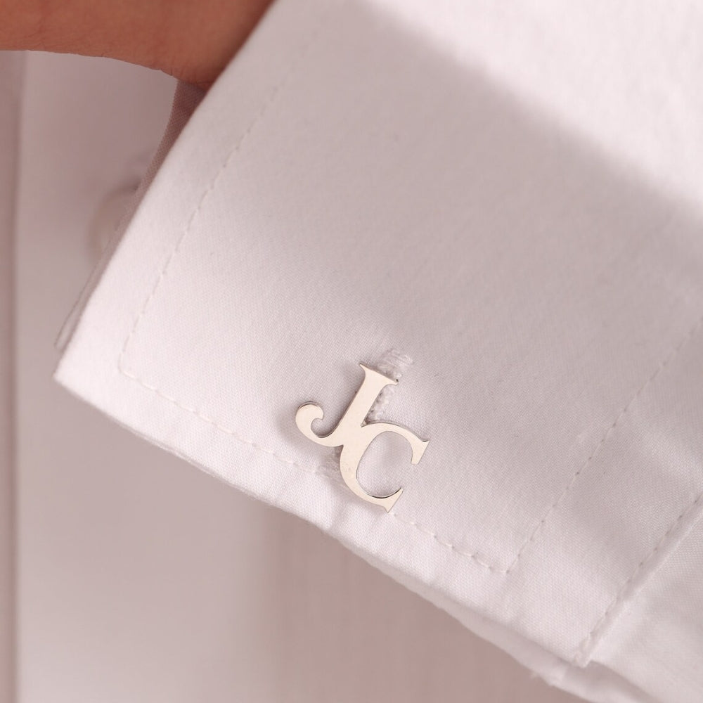 Personalized Initial Letter Name Cufflinks - LuxuryBring