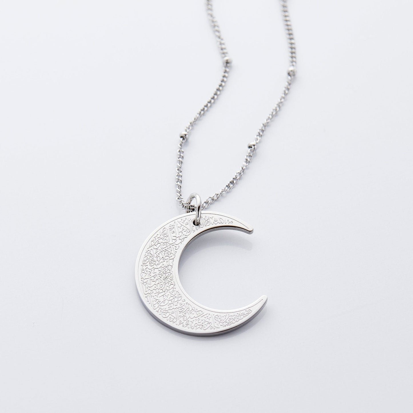 Ayatul Kursi Crescent Necklace - LuxuryBring