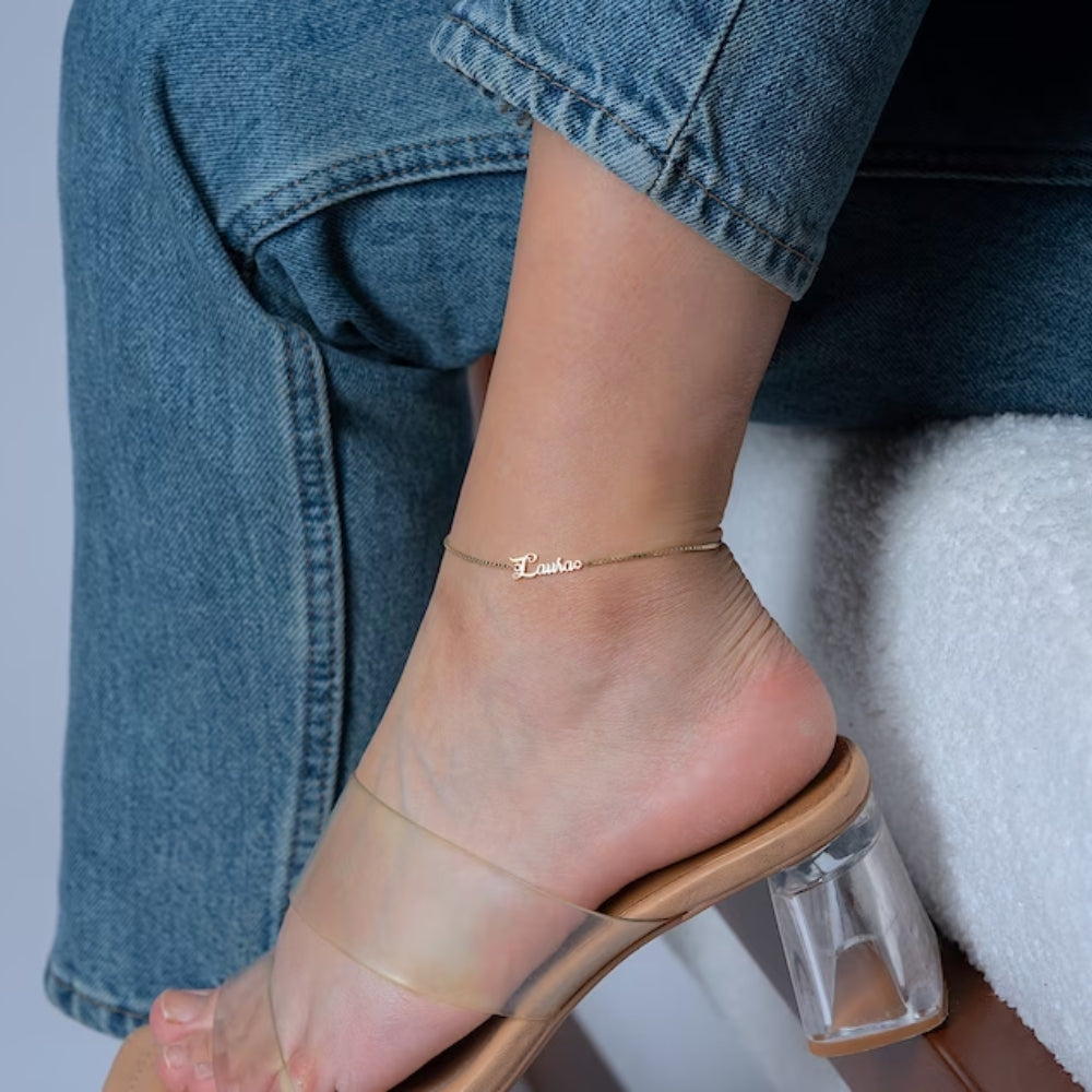 Custom Name Anklet - LuxuryBring