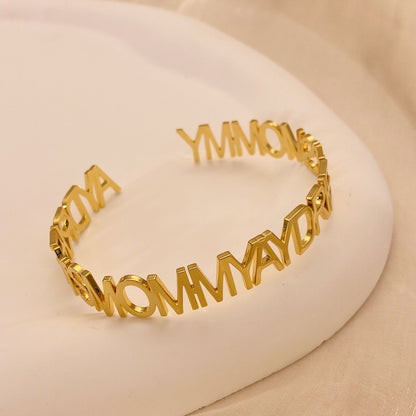 Custom Name Bangle - LuxuryBring