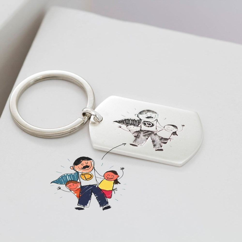 Custom Quote Keychain - LuxuryBring