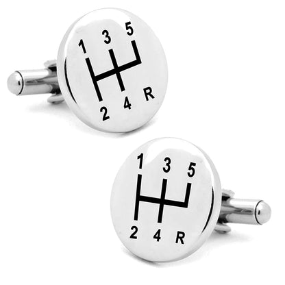 Personalized Gear Shifter Cufflinks For Men - LuxuryBring