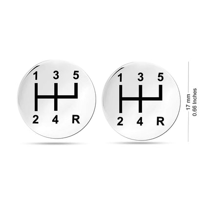 Personalized Gear Shifter Cufflinks For Men - LuxuryBring