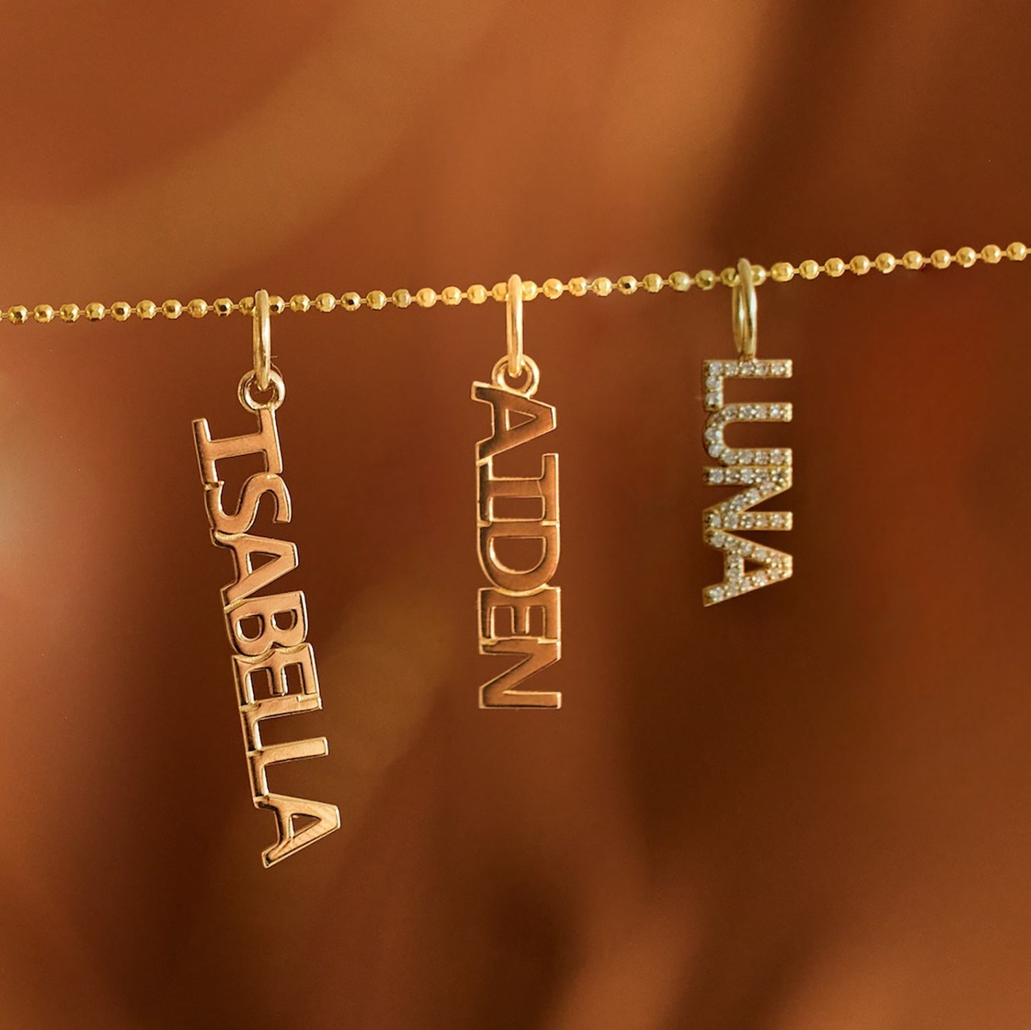 custom personalized personalised silver gold jewellery