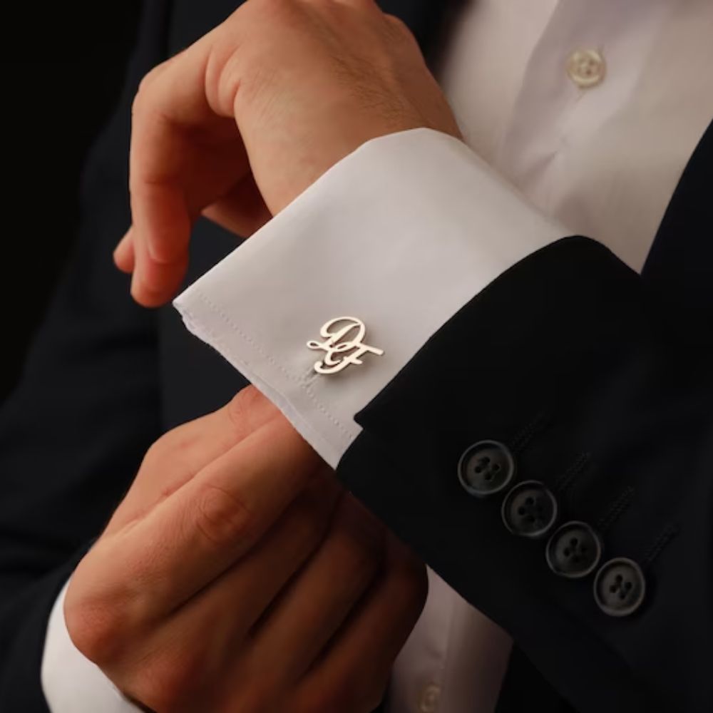 Initial Letter Custom Cufflinks - LuxuryBring