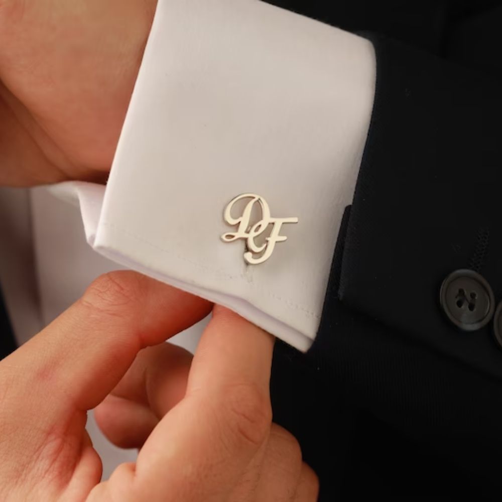 Initial Letter Custom Cufflinks - LuxuryBring