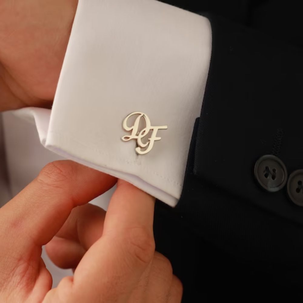 Initial Letter Custom Cufflinks - LuxuryBring