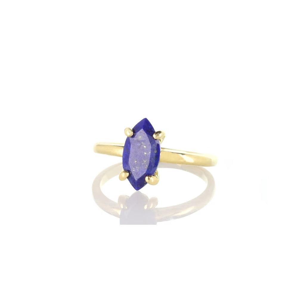 Marquise Lapis Lazuli Ring - LuxuryBring