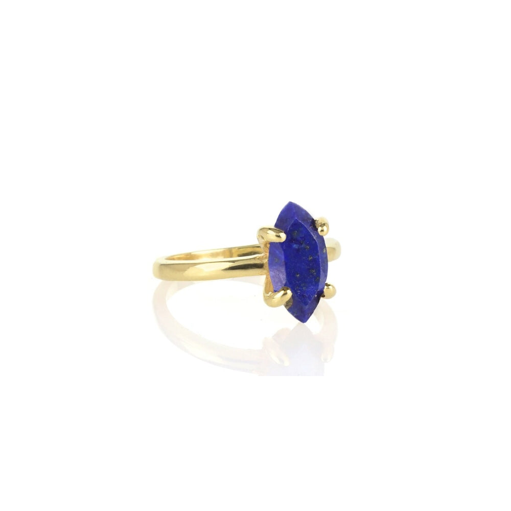 Marquise Lapis Lazuli Ring - LuxuryBring