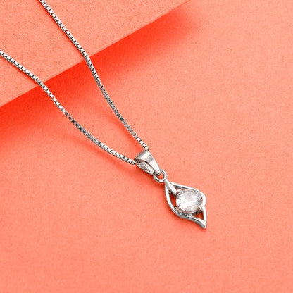 Falling Dew Pendant with Box Chain