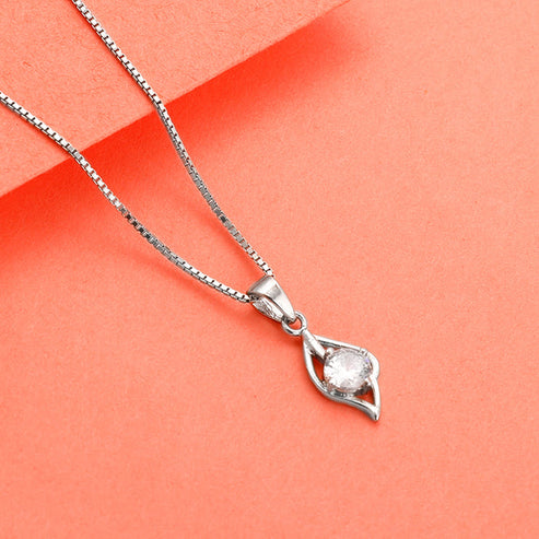 Falling Dew Pendant with Box Chain