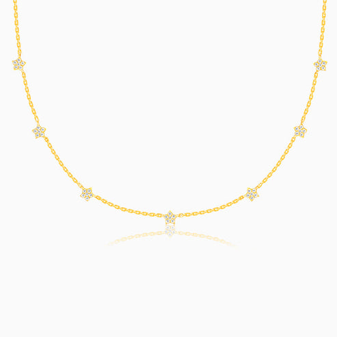 Golden Star Constellation Necklace