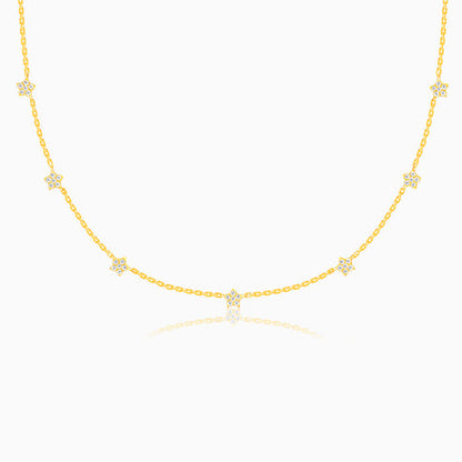 Golden Star Constellation Necklace