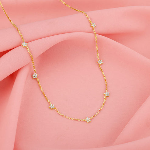 Golden Star Constellation Necklace