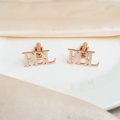 Personalised Initial Letter Name Cufflinks - LuxuryBring