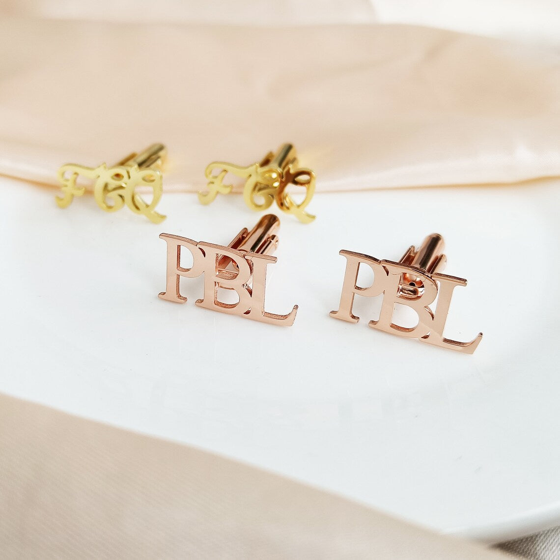 Personalised Initial Letter Name Cufflinks - LuxuryBring