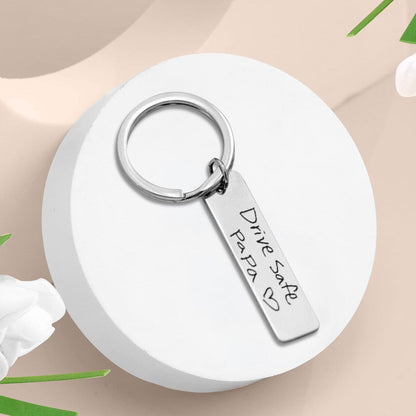 Personalized Engraved Bar Keychain - LuxuryBring