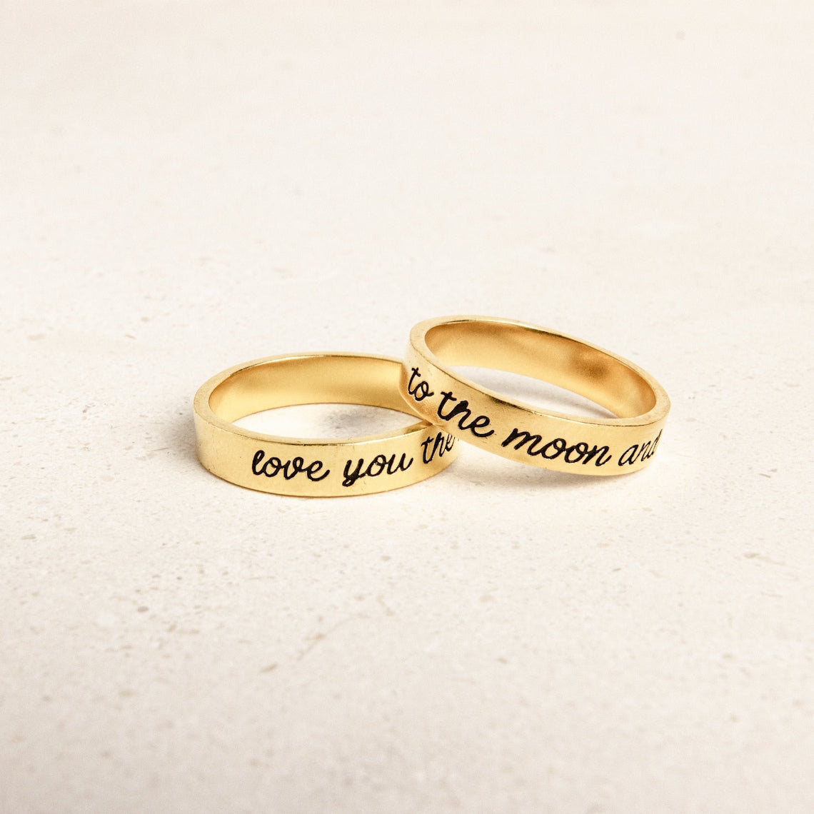 Personalized Engraved Message Ring Gift For Her - LuxuryBring