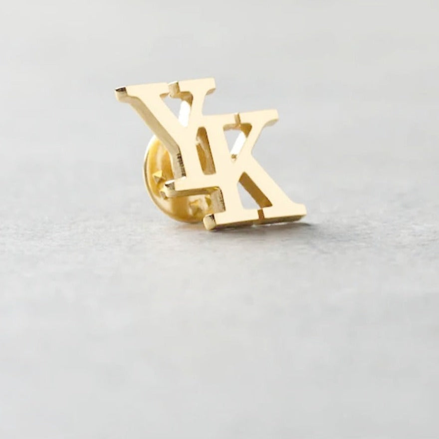 Personalized Initial Letter Name Brooch - LuxuryBring