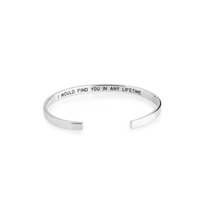 Secret Message Engraving Bangle - LuxuryBring