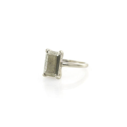 Silver Pyrite Ring - LuxuryBring