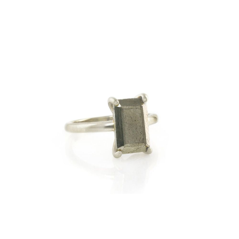 Silver Pyrite Ring - LuxuryBring