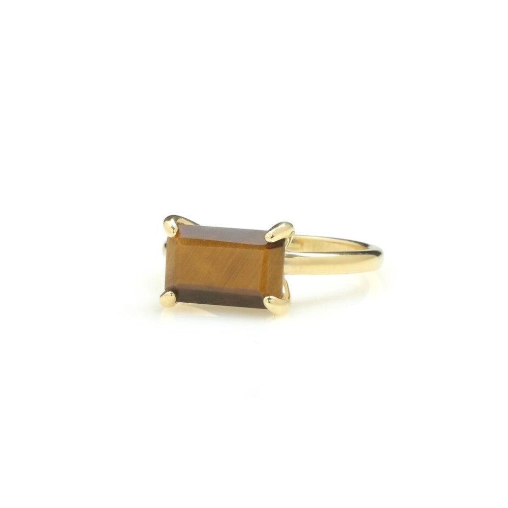 Tiger Eye Gemstone Ring - LuxuryBring