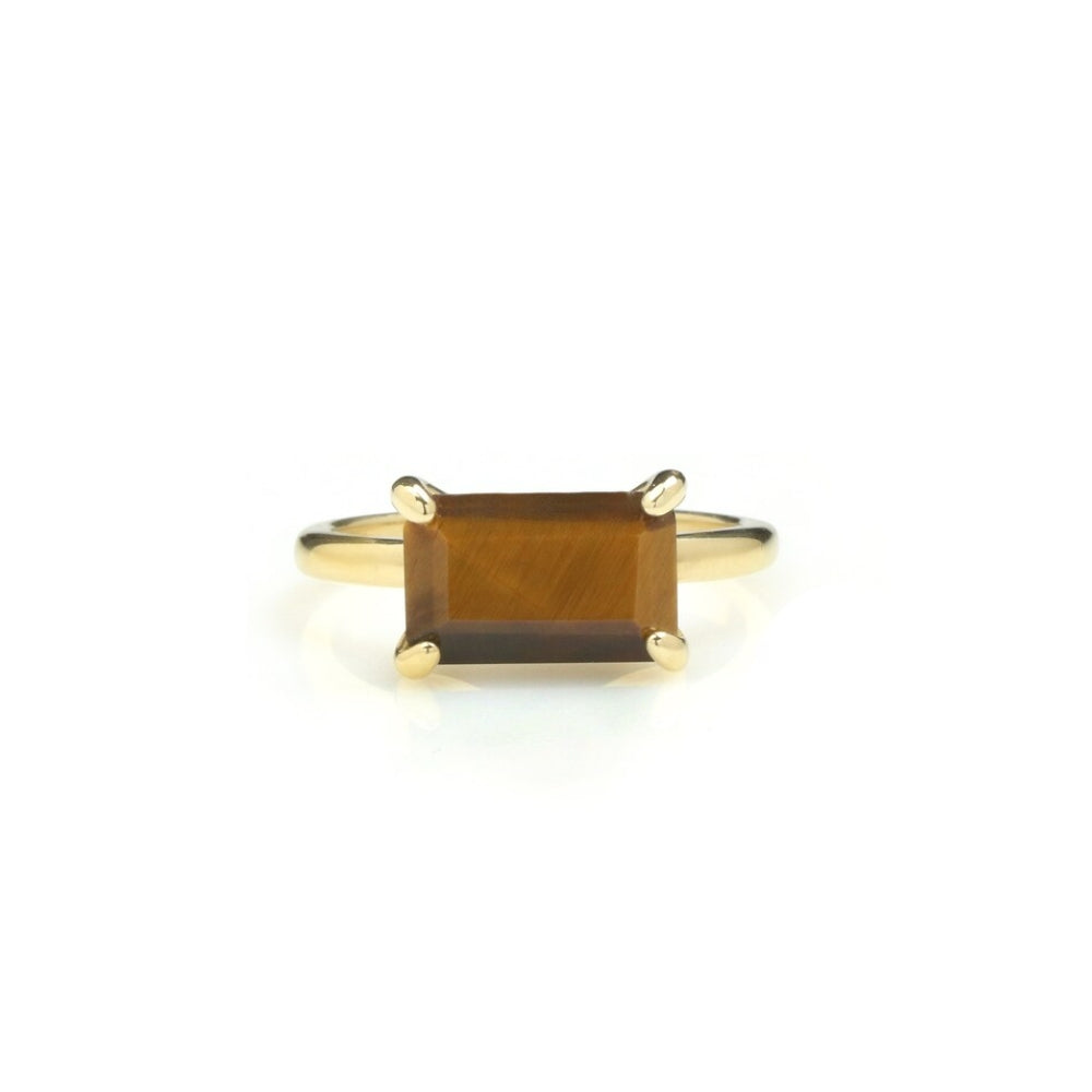 Tiger Eye Gemstone Ring - LuxuryBring