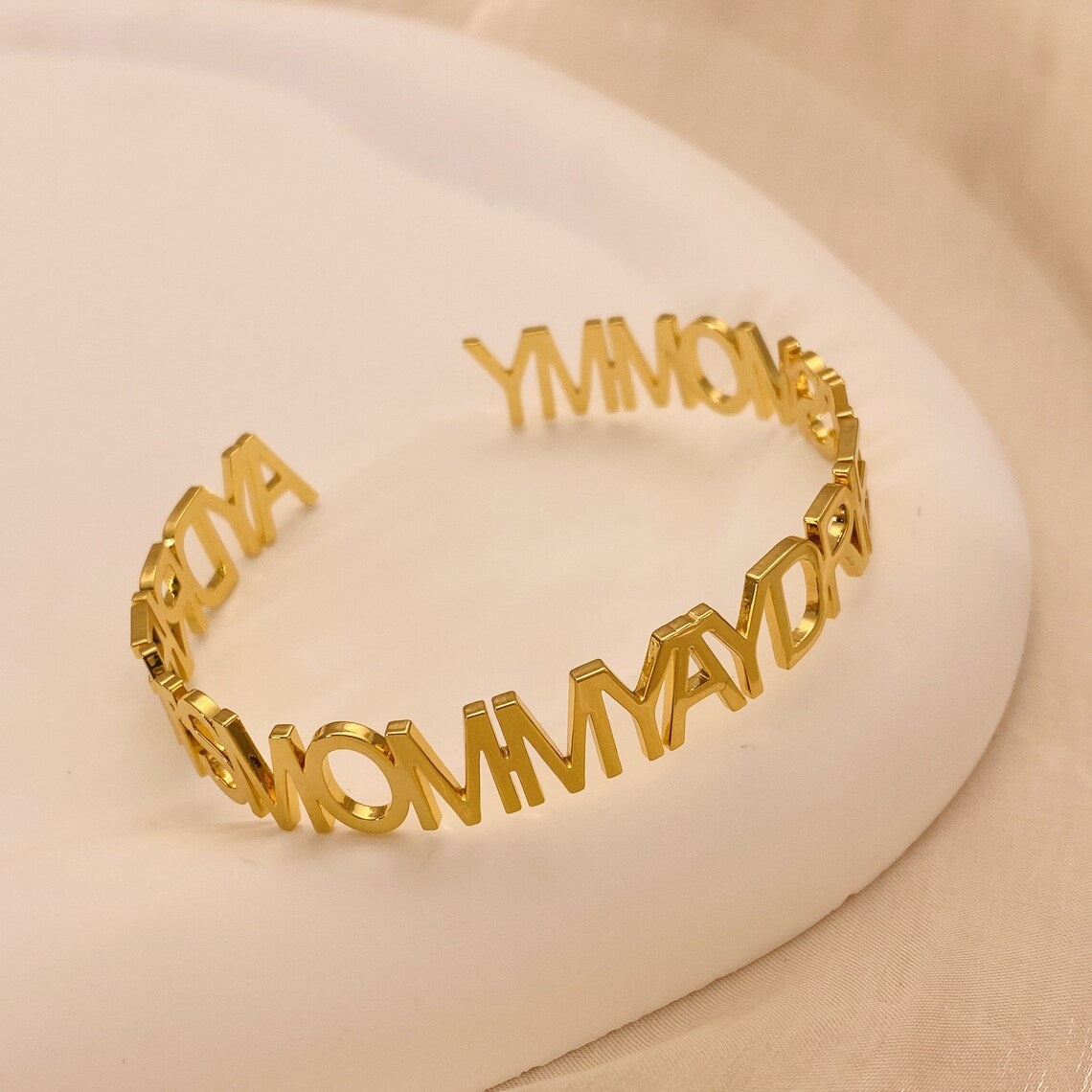 Custom Name Bangle - LuxuryBring