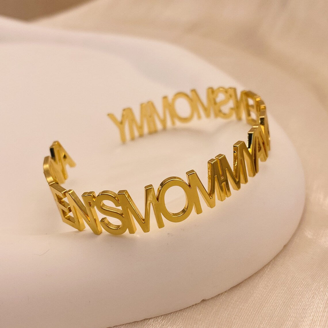 Custom Name Bangle - LuxuryBring