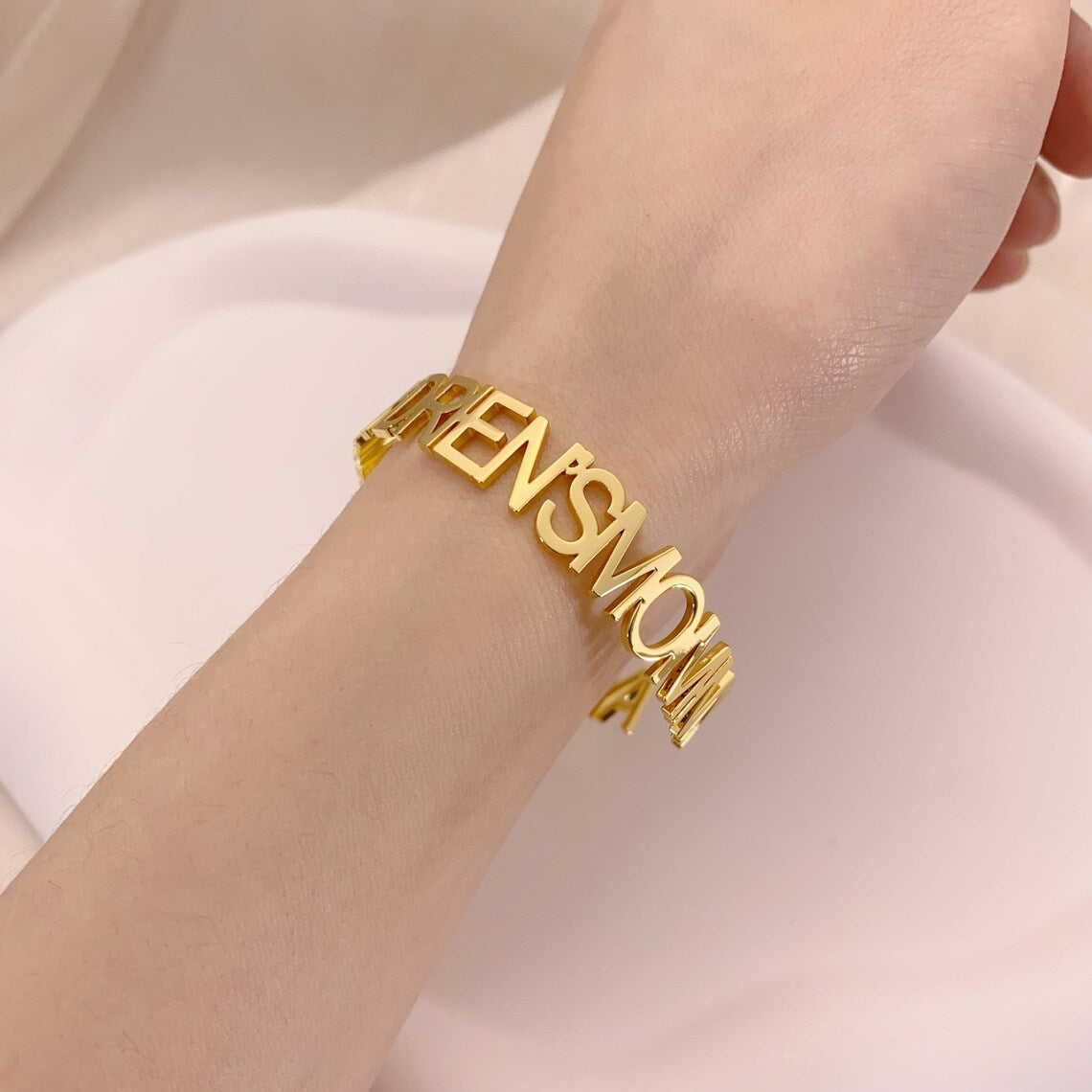 Custom Name Bangle - LuxuryBring